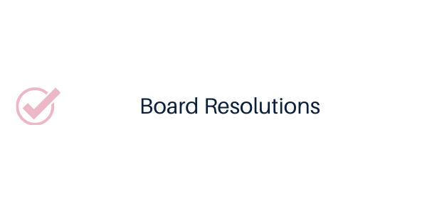 Board Resolutions 2