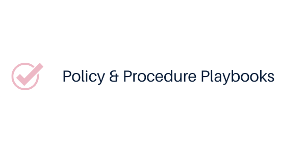 Policy & Procedure Playbooks 2